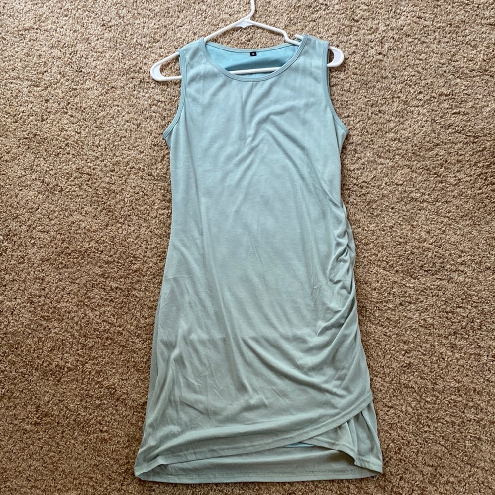 Dusty Blue tank dress